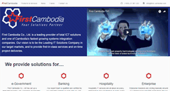 Desktop Screenshot of first-cambodia.com